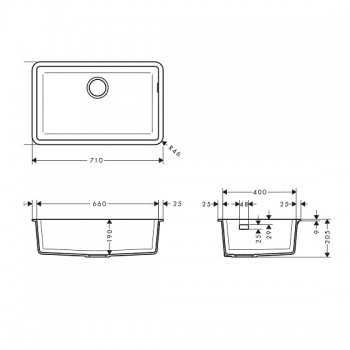 Кухонная мойка Hansgrohe S51 43432170