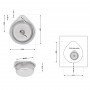Кухонная мойка Lidz 4539 8 мм Satin (LIDZ4539SAT8)