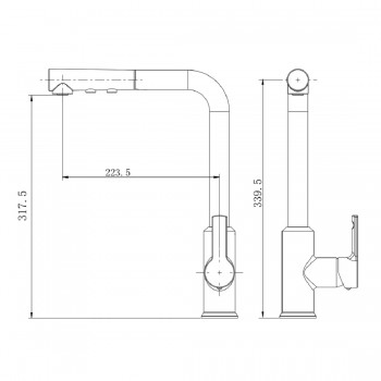 Devit Snape 100844 Змішувач для кухні