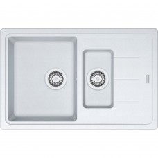 Кухонна мийка FRANKE BASIS BFG 651-78 оборотна, біла (114.0272.602) 780х500 мм.